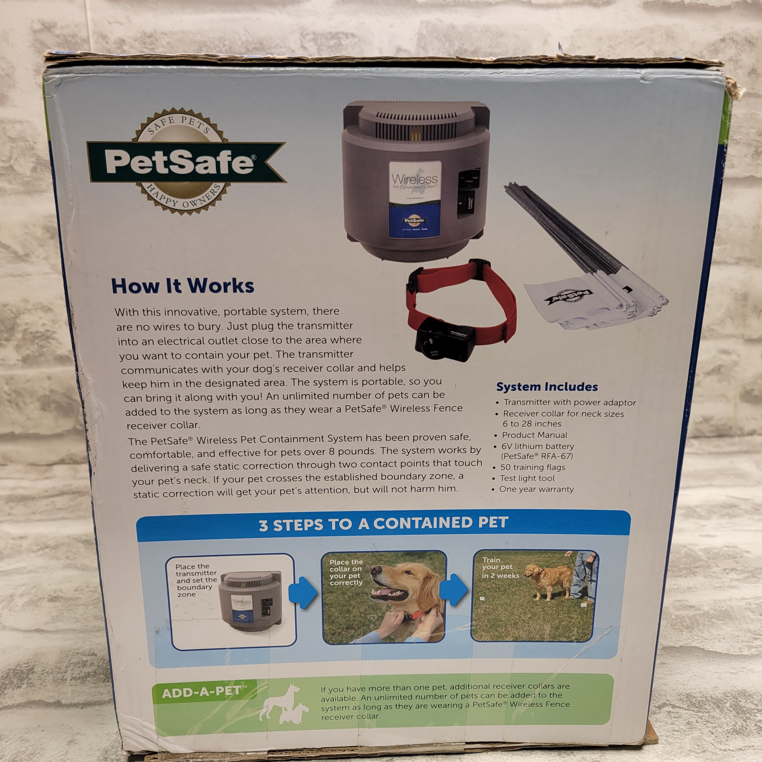 PetSafe Wireless Fence Pet Containment System, Covers up to 1/2 Acre (7611659780334)